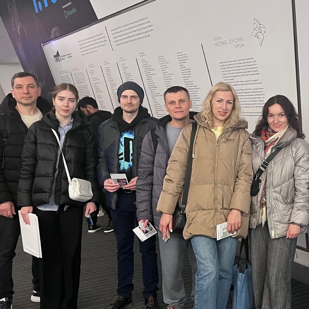 Participants of the Canada Connects Program at the ROM