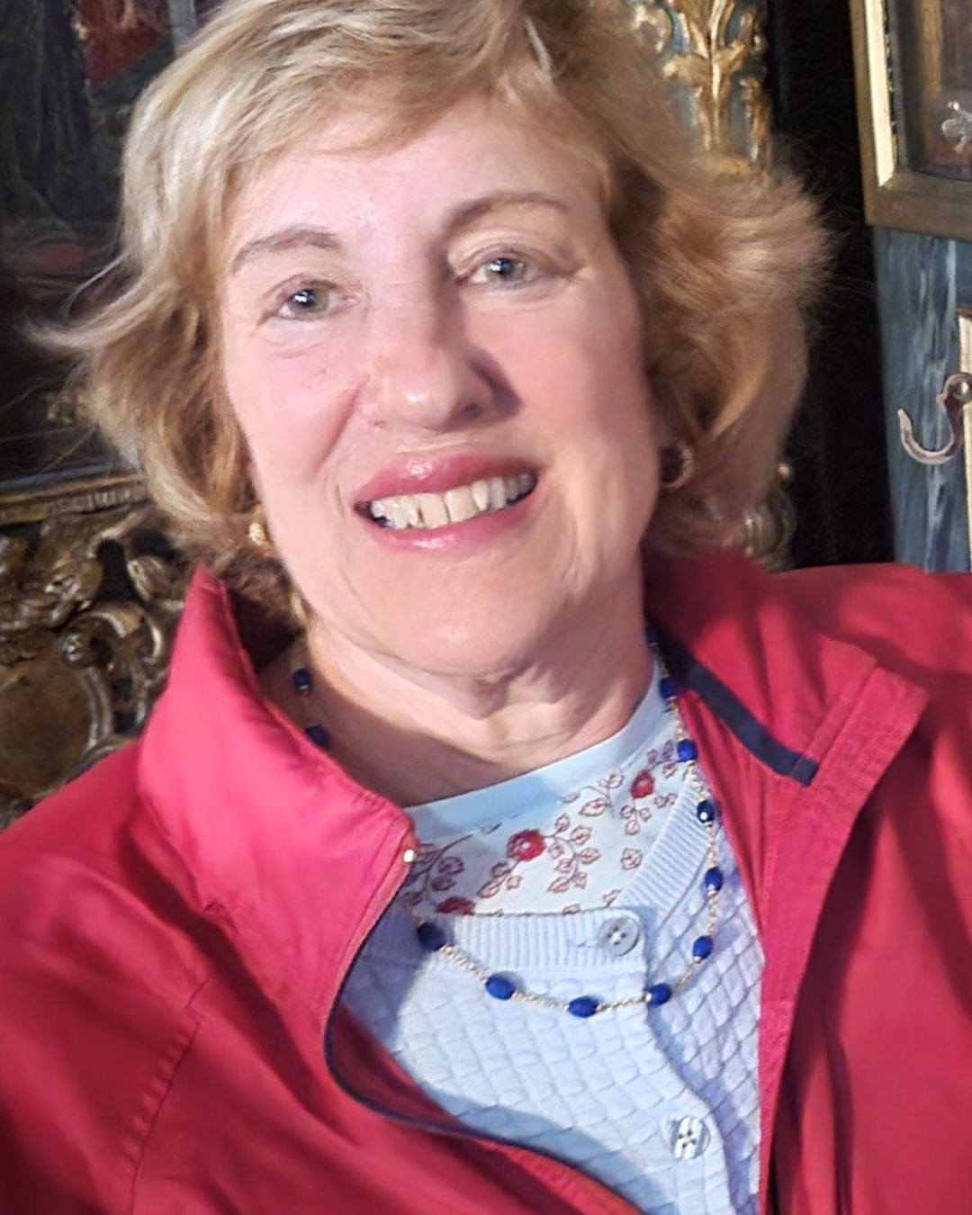 A picture of Susan smiling.